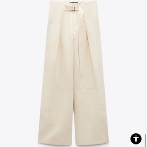 Size small, cream colored pants.
